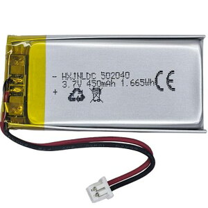 DC3.7V450mAh502040�[�d�\���`�E���|���}�[�d�rforDIY3.7-5V�d�q���i�A����2���d�r����������