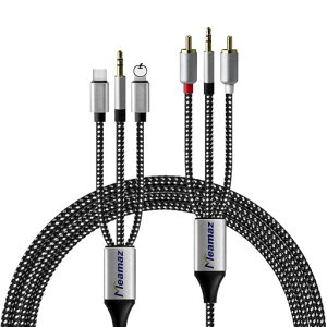 MeamazUSB-C3.5mmRo[^I[fBIP[uDAC`bvځAP[_[A3in-1~2IXAiOSAndroidgѓdbAƒVA^[A~LT[AvWFN^[AAvADVDɑΉ(RCA+Aux6.56