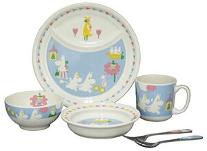山加商店MOOMIN(ムーミン)「ベビーキッズ」食器セット6点ベビー子ども食器(ギフト箱入)電子レンジ食洗機対応ムーミングッズ北欧母の日プレゼント食器ギフト結婚祝い日本製MM1200-115