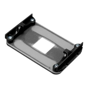 PATIKILAM4バックプレーンCPU冷却ブラケットヒートシンクブラケット冷却取り付けシートプレート耐久性ネジ4本付きブラックAM4マザーボードソケット用