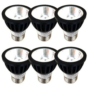 Fwaytechled�X�|�b�ge26�u���b�N������Ή�7W�n���Q���d��60W~75W�����_�N�g���[��LED�X�|�b�g���C�g�����Ή�6�Z�b�g(�����F����(5000K)�{�̍�(���p15�x)E26���������Ή�)