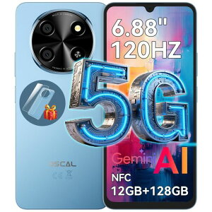 �y5G�Ή��zOSCALTIGER8SIM�t���[�X�}�z|Android15�X�}�zAI����(ChatGPT)|7�C���`���ʃX�}�z120Hz|12GB+128GB2TB�g���\|5000mAh+18W�}���[�d|16+8MP