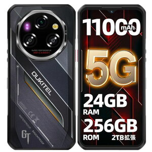 �y5G�zOUKITELWP62SIM�t���[�X�}�z�{��24GB+256GB/2TB�^�t�l�X�X�}�z11000mAh��e�ʃo�b�e���[33W�}���[�d6.6�C���`FHD+����108MP+32MP�J+8MP�Î��J����Android15