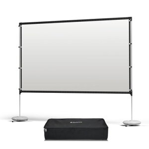 BladeCine�v���W�F�N�^�[�X�N���[���X�^���h�t��100�C���`���������O/�������p�|�[�^�u��4K�Ή����ʓ��e�\16:9�z�[���V�A�^�[�p���[�o�b�O�t��(100�C���`)