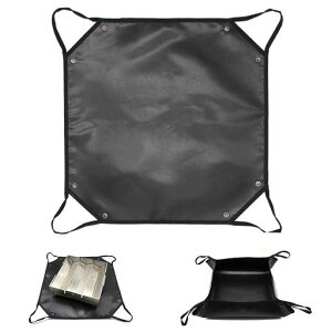 CHENGMAY焚き火シートスパッタシート薪バッグチクチクしないブラック黒耐熱耐火防炎防火キャンプ芝生保護焚き火台シート(50x50CM)