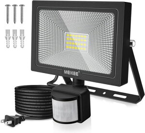 MEIKEE�Z���T�[���C�g���O�l���Z���T�[�h�ƃ��C�g20w�h��������6500K2000���[�����t���b�h���C�g�����F�����P�x���ԏꌺ�֓��q�ɉ��������̖h�ƂɏƖ����IP66�h�����{��������t��PSE�F�؍�