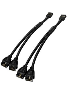 Novonest9�s��USB2.01to2����P�[�u���}�U�[�{�[�h�p�g���A�_�v�^�����P�[�u��24AWG�����V�[���h���H�����f�[�^�]��CPU�N�[���[/�P�[�X�t�@��/PC���Ӌ@��Ή��uUSB9K202�v