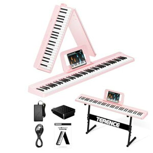 TERENCE�d�q�s�A�m88���Ր܂��ݎ��L�[�{�[�h�^�b�`���X�|���X����4���j�b�g�X�s�[�J�[���s�A�m�Ɠ������ՃT�C�YMIDI�Ή��L�[�{�[�h�X�^���h/�y�^���t���[�d�^128�퉹�F�R���p�N�g�����^�c