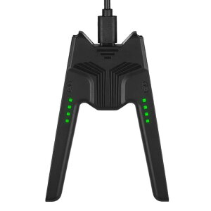 L�fQECTEDJoy-Con�p�[�d�O���b�v�v���C���Ȃ���[�d�\V���^�W���C�R���[�d�O���b�v�[�d�X�^���h���y�ʎ����^�тɕ֗��[�d�w��LED�t(�u���b�N)