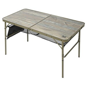 TIMBERRIDGE�e�[�u���A�E�g�h�A�܂肽���݃e�[�u������2�i�K�����\120X60cm�L�����v�p�s�N�j�b�N���W���[�A���~���t�@�~���[�T�C�Y