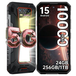OUKITEL WP58 Pro SIM�t���[ �X�}�z 5G �f���A�����C�g���� 10000mAh 256GB �^�t�l�X�X�}�z �h���h�o�ϏՌ�