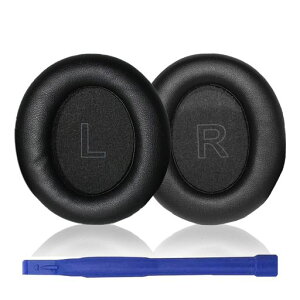 Aiivioll�v���e�C���t�F�C�N���U�[�����p�C���[�p�b�hSoundcoreLifeQ35�C���[�p�b�h�I�[�o�[�C���[�w�b�h�z���C���[�p�b�hSoundcoreLifeQ30Q35�C���[�N�b�V�����ƌ݊�������(�u���b�N)