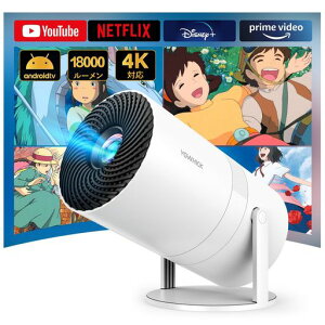 YOWHICKvWFN^[ƒpyAndroidTVځEAPPp\E270°]zvWFN^[^18000LM1080PWi-Fi64KΉV䓊e`␳Bluetooth5.3HiFiXs[J[z[