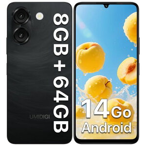 UMIDIGIG9Asimt[X}z{Android14GoVXe6.75C`ʃX}[gtH8GBRAM+64GBROM/1TBg|4GfASIMX}z|13MP