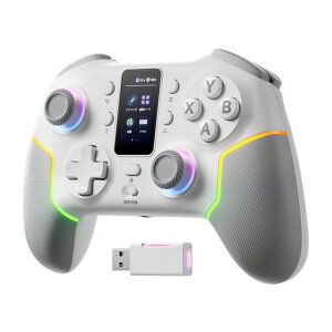 ECHTPowerPC�R���g���[���[���@�\LCD�f�B�X�v���C�t��Switch2�R���g���[���[����/�L���ڑ�2.4G���V�o�[�t���C���z���W���b�N�z�[���X�e�B�b�N&�g���K�[�w�ʃ{�^��1000Hz�|�[�����O���[�gTURBO�A��