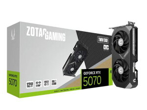 ZOTAC GAMING GeForce RTX 5070 Twin Edge OC 12GB GDDR7 �O���t�B�b�N�X�{�[�h ZT-B50700H-10P VD9204