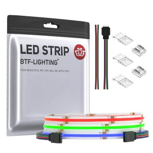 BTF-LIGHTINGFCOBCOBRGBLED�e�[�v���C�g�����x�t���L�V�u��3M576LEDs/m4PINRGB��10mm�X�g���b�v���C�gDC24V�������F�ό`�\�ؒf�\�Q���L�b�`���z�[����������