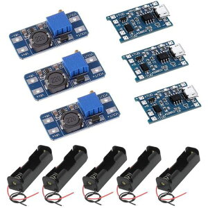 �T���R�XTP4056���`�E���C�I���[�d���W���[��1AMicroUSB����MT36082ADC-DC�����d�����W���[��18650�o�b�e���[�{�b�N�X�֗��ȃL�b�g