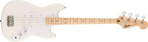 Squier by Fender �X�N���C���[ �G���L�x�[�XSquier SonicTM BroncoTM Bass, Maple Fingerboard, White Pickguard, Arctic White �\�t�g�P�[�X�t��
