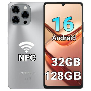 �yAndroid16�X�}�z���o��zDOOGEENote58�X�}�[�g�t�H���{��SIM�t���[�A6250mAh��e�ʃo�b�e���[�A32GB+128GB(2TB�g���\)�A6.75�C���`90HzHD+���ʁA8�R�ACPU�A16MP