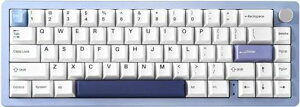YUNZII AL66 �A���~�� ���C�����X ���J�j�J���Q�[�~���O�L�[�{�[�h(�~���N�X�C�b�`�A�u���[)