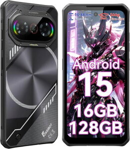 FOSSiBOT F114 SIM�t���[ �X�}�z �{�� Android 15 �X�}�z 16GB RAM+128GB ROM 2TB�g���\ 5000mAh�o�b�e���[ �^�t�l�X�X�}�z 6.67�C���`HD+ IPS���� ���^ �y�� �A���h���C�h�X�}�z