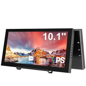 10.1�C���` �Z�J���_�����j�^�[�AIPS �X�g���b�`�o�[ LCD �g���x���f�B�X�v���C 1540*720 HDMI USB-C�A�~�j���o�C�����j�^�[ �����f�� �m�[�g�p�\�R���p Windows Aida64 GPU CPU RAM