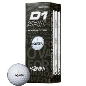 �{�ԃS���t �z���}(HONMA) 1�X���[�u(3����) �S���t ���F�� HONMA D1 SPIN �z���C�g