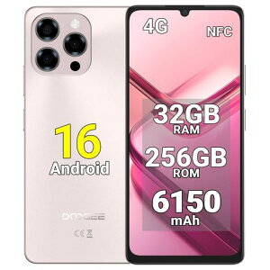DOOGEENote58ProAndroid16SIM�t���[32GB+256GB6250mAh6.75�C���`NFC�Z�K�F�؍�