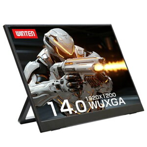 WINTEN ���o�C�����j�^�[ 14�C���` 1920*1200 WUXGA �Q�[�~���O���j�^�[ �f�B�X�v���C �O�t�����j�^�[ WUXGA �y�� ���^ �m���O���A(�����) IPS�p�l�� �����X�^���h �J�o�[�t �X�s�[�J�[����