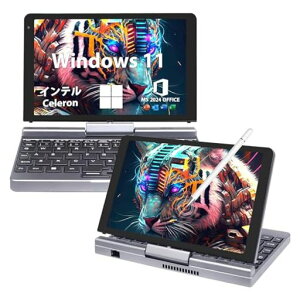 2in1�m�[�g�p�\�R���^�u���b�gpc�yWin11Pro/MSOffice2024���ځz8.0�C���`HD�m�[�gPC������12����AlderLakeN150(�ő�3.4GHz)LPDDR512G������SSD512GB�~�jPC���^