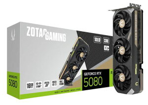 ZOTAC GAMING GeForce RTX 5080 SOLID CORE OC 16GB GDDR7 �O���t�B�b�N�X�{�[�h ZT-B50800J2-10P VD9142