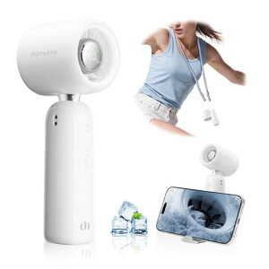 ハンディファンdaimulife【2025超軽量設計170g最大風速9.6m/s】携帯扇風機ハンディ1-100段階風量調節小型コンパクト手持ち扇風機充電式USB扇風機強力送風折りたたみ式ベース4500mAh熱中症暑さ対策