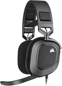 CORSAIR iCUE HS80 RGB USB �R���Z�A �v���~�A���Q�[�~���O�w�b�h�Z�b�g 24bit/96kHz USB�ڑ��h���r�[�I�[�f�B�I7.1/�S�w�����}�C�N���� �A���~�� �L���t�H�[���C���[�p�b�g-�J�[�{��- CA-9011237-AP