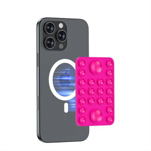 Viviberシリコン吸盤式携帯スタンドマグネットシリコン電話吸着マット磁気吸盤式電話マウントモバイルアクセサリーホルダーシリコン吸引電話ケース吸引式電話ケースマウント自動車電…