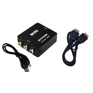 RCAEHDMIϊAVRo[^[AVEHDMIϊUSBP[ut1080p/720pΉ3FP[u(Black+HDMI0.5m)