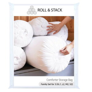 Roll&Stack ���[���A���h�X�^�b�N �ӂƂ���[�� - 3�l�Ƒ� (XL1 L2 M2 S2) White