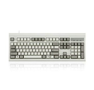 Perixx(�y���b�N�X) PERIBOARD-106MUS �L�[�{�[�h �L�� �p�t�H�[�}���X �t���T�C�Y USB �����u���� �ő�1000����̃L�[�X�g���[�N �x�[�W�� �p��z�� �y���K�ۏؕi�z (�p��z��E�x�[�W��)