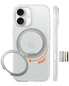 TORRASiPhone17�p�P�[�X�y�J�`�J�`�E���@�\360�x��]�X�^���h�z�����OOstandO3FitnessMagSafe�Ή��ČRMIL�K�i�ϏՌ��X�^���h�w��h�~���ϖh�~�J�����R���g���[���{�^���t���X�g���b�v�z�[��������