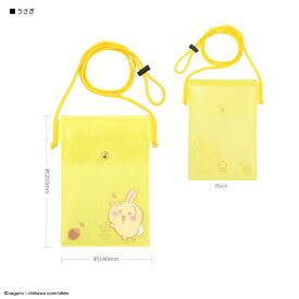 【公式】ちいかわ IIIIpocket Clear スマートフォンポーチ ハチワレ うさぎ モモンガ スマホポーチ クリアポーチ クリアバッグ クリアポシェット ミニ ポーチ バッグ お財布 ショルダー ポシェット クリア 透明 ピンク ブルー イエロー パープル かわいい