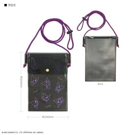 【公式】サンリオキャラクターズ IIIIpocket Clear スマートフォンポーチ サンリオ スマホポーチ クリアポーチ クリアバッグ クリアポシェット ミニ ポーチ バッグ お財布 ショルダー ポシェット クリア 透明 キティちゃん マイメロ クロミ シナモン 可愛い