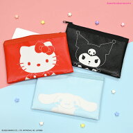 【公式】9月下旬入荷予定　サンリオキャラクターズ セーフティポーチ ハローキティ クロミ シナモロール …