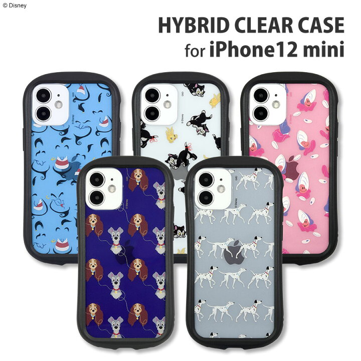 楽天市場 ディズニーキャラクター Iphone12 Mini対応 ハイブリッドクリアケース グルマンディーズ楽天市場店
