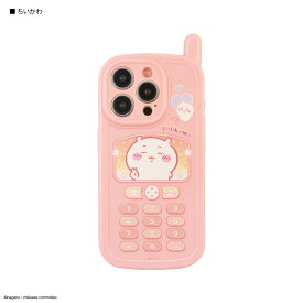 【公式】ちいかわ iPhone15 Pro 対応 レトロガラケー風ケース iPhoneケース ハチワレ うさぎ モモンガ iPhone15Proケース ソフト カバー アイフォン 15Pro スマホケース スマホカバー 携帯ケース かわいい y2k ピンク ブルー 青 イエロー 黄色 ホワイト 白