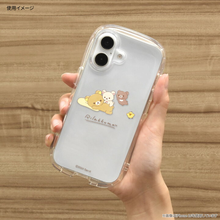 楽天市場】【公式】リラックマ iPhone16 Pro 対応 クリスタルクリア 