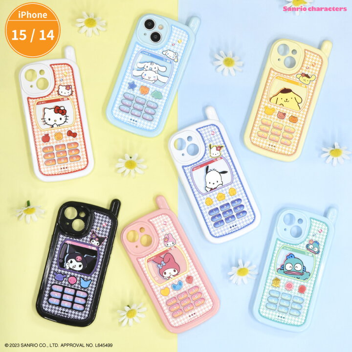 楽天市場】【公式】サンリオキャラクターズ iPhone15/14 対応 レトロ 