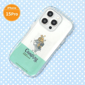 【公式】トムとジェリー iPhone 15 Pro 対応 クリスタルクリアケース トムとジェリートム ジェリー カーキ グリーン TOM and JERRY クリスタルクリアケース ケース カバー iPhone15 Pro スマホケース スマホカバー クリア 透明 保護 グリップ フィット インナーシート 2Way