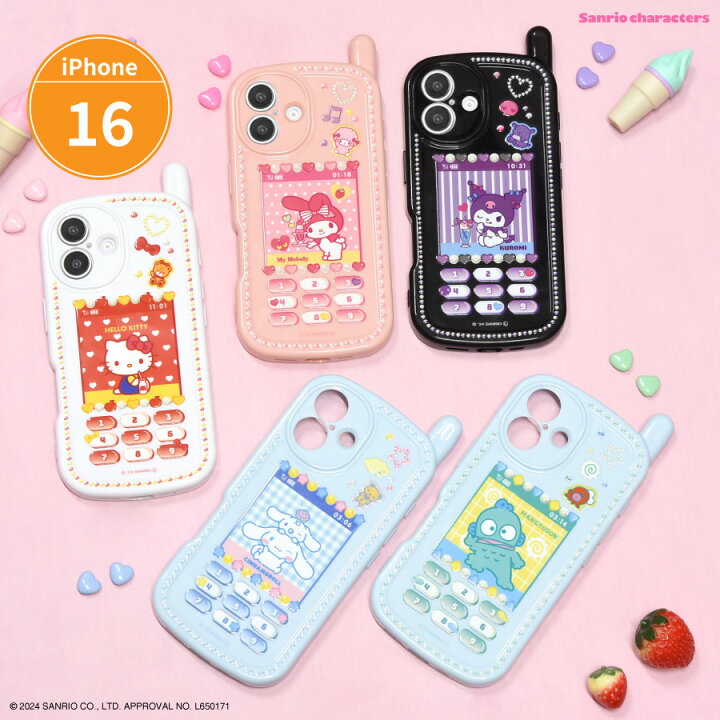 楽天市場】【公式】サンリオキャラクターズ iPhone16 対応 レトロ 
