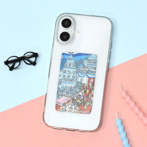 【公式】WHERE’S WALLY? スマ冷え Premium ウォーリーをさがせ! 吸熱シート シール ステッカー スマホアクセサリ モバイルアイテム ウォーリー ブルー レッド アイフォン iPhone スマートフォン ス