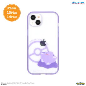 【公式】ポケットモンスター IIIIfit Clear iPhone15 Plus / 14 Plus 対応 ケース ポケモン イーフィット カバー iPhone15Plus iPhone14Plus スマホケース スマホカバー iPhoneケース iPhoneカバー メタモン クリア 透明 シンプル スリム